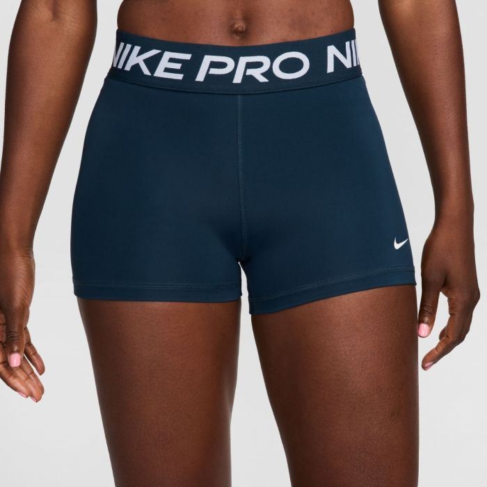 Nike Pro 365 3 tuuman shortsit koko L sininen naisille - lyhyet trikoot treeniin ja juoksuun