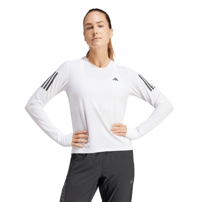 adidas Women's Own The Run Long Sleeve T-Shirt White Shop Now