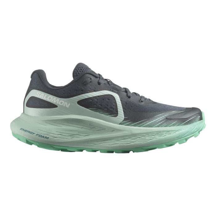 Salomon Glide Max TR Women's Trail Running Shoes - Ebony/Blue Haze/Cockatoo