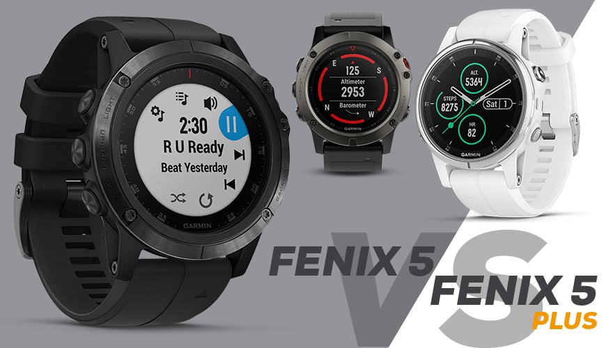 Garmin Fenix 5 vs. Fenix 5 Plus - What is the difference? - Inspiration