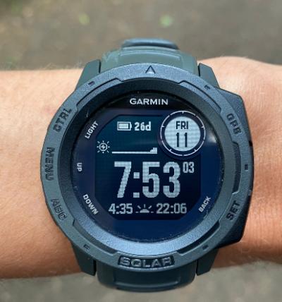 TEST: Garmin Instinct Solar - Die Uhr die in der Theorie nicht aufgeladen werden muss.