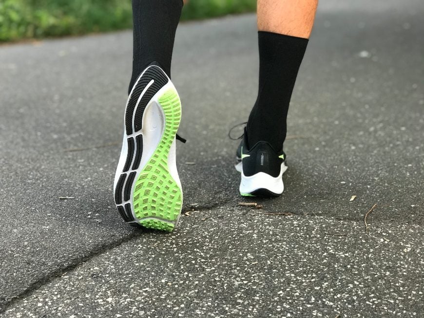 nike running shoes sock fit