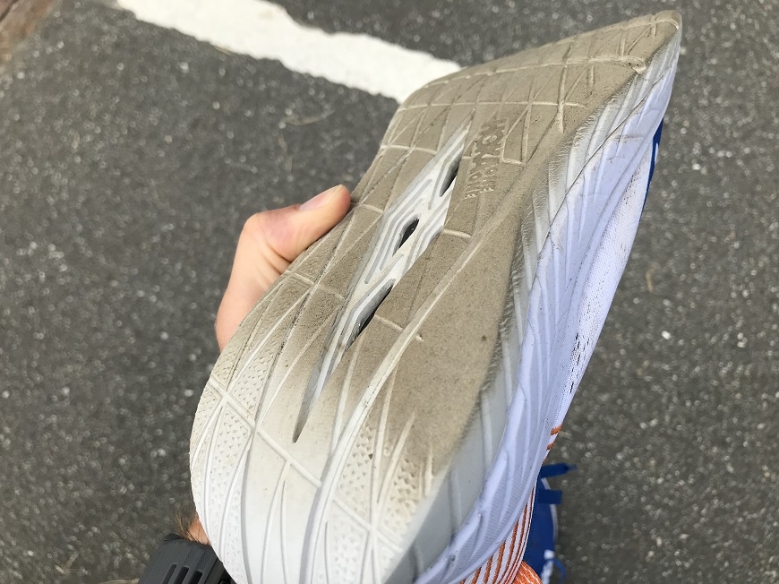 Hoka One One Carbon X outsole