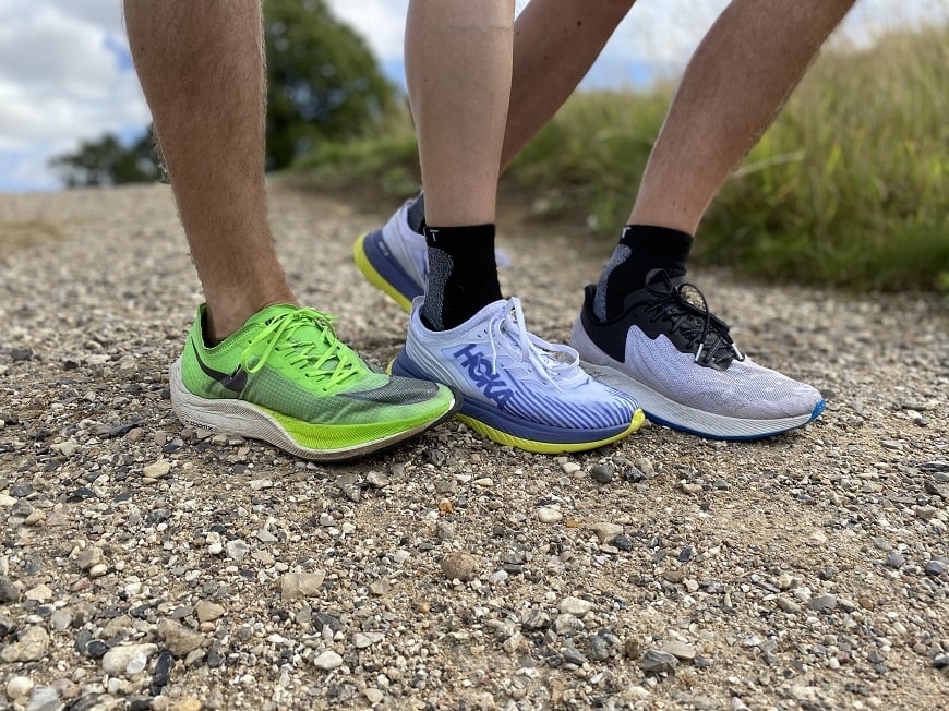 hoka carbon x running shoes