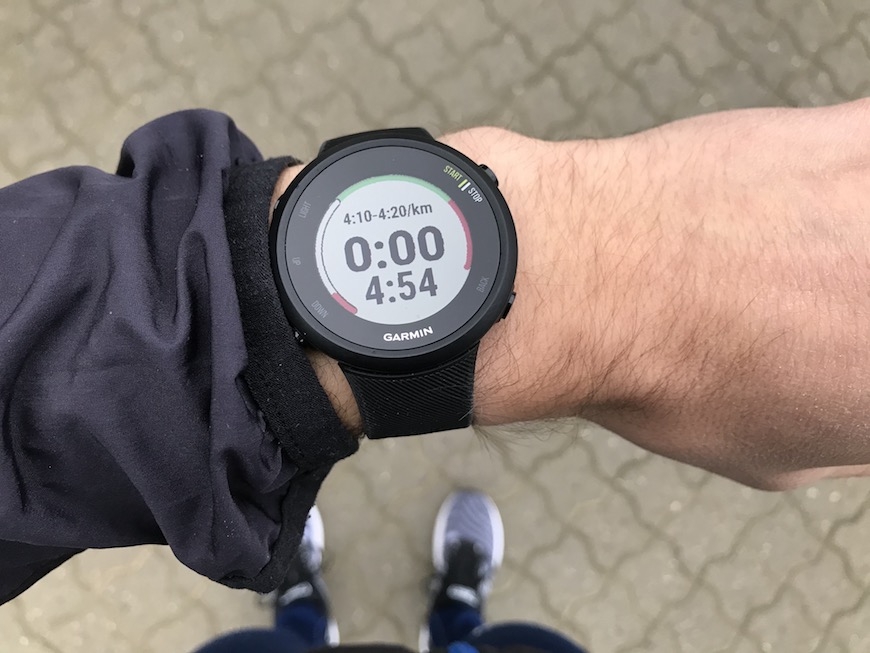 garmin forerunner 45 intervallauf