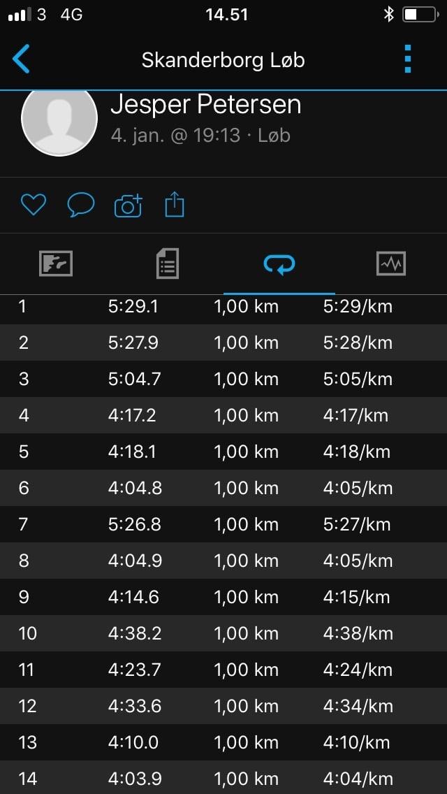 garmin connect statistik