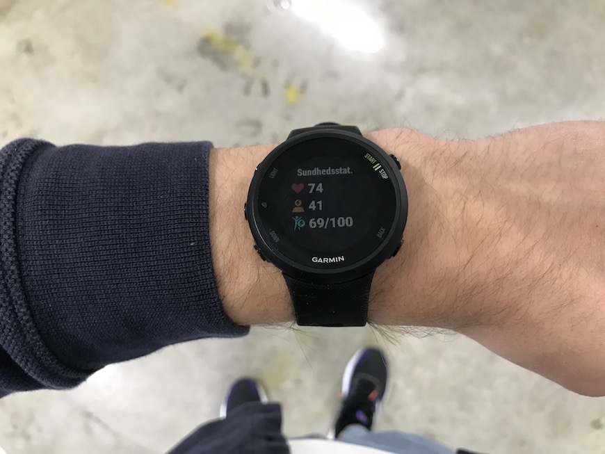 garmin forerunner 45 aktivitätsmessung