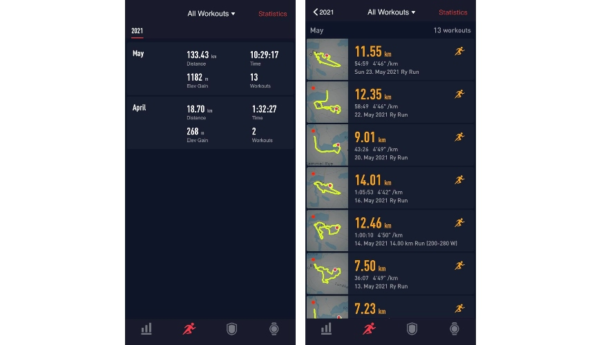 COROS Pace 2 app COROS Pace 2 app
