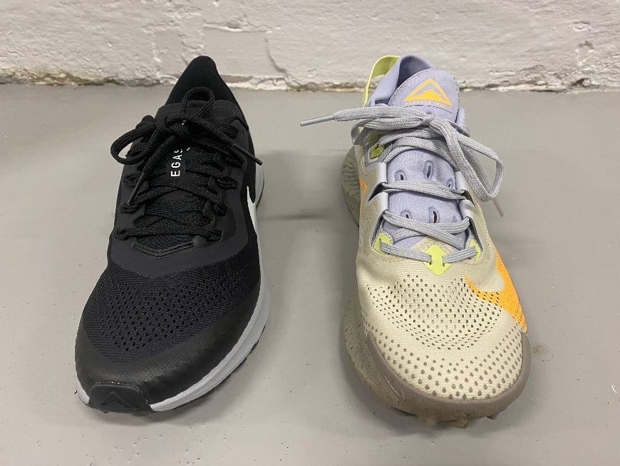 nike pegasus 36 trail vs trail 2